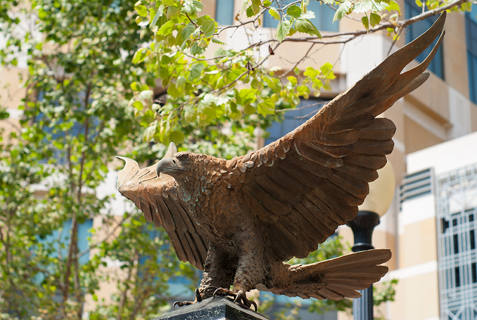 eagle statue